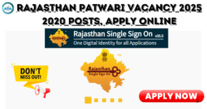 Rajasthan Patwari Recruitment 2025