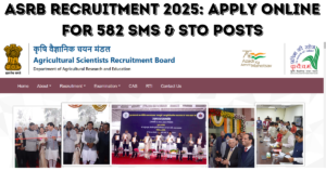 ASRB Recruitment 2025