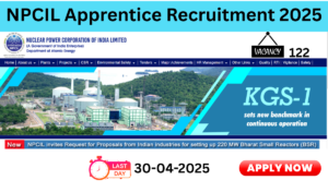 NPCIL Apprentice Recruitment 2025
