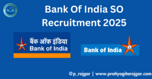 Bank Of India SO
