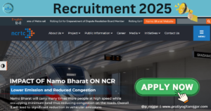 NCRTC Recruitment 2025 Notification & Online Form
