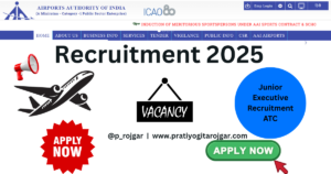 AAI Junior Executive ATC Recruitment 2025 - Apply Online for 316 Posts Notification & Online Form